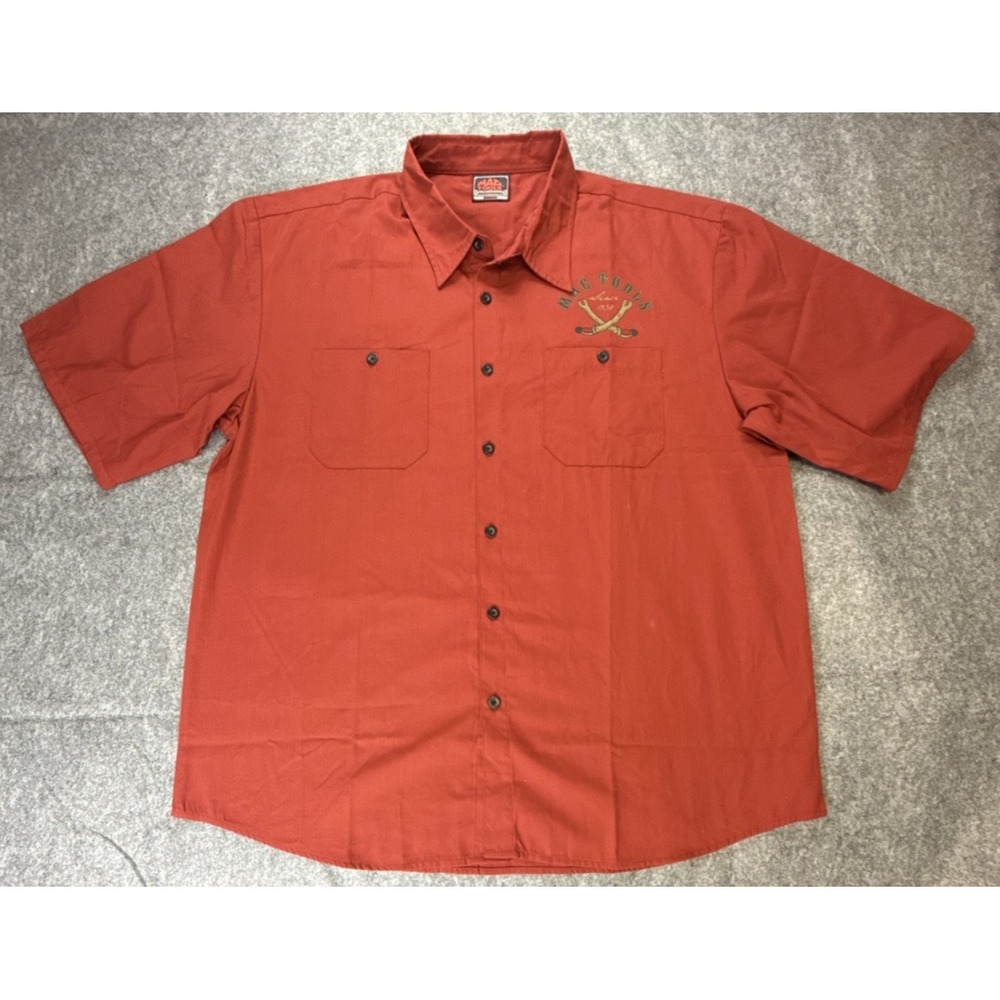 MAC Tools Short Sleeve Button Up Shirt Mens Size 2XL Quality Built To Last